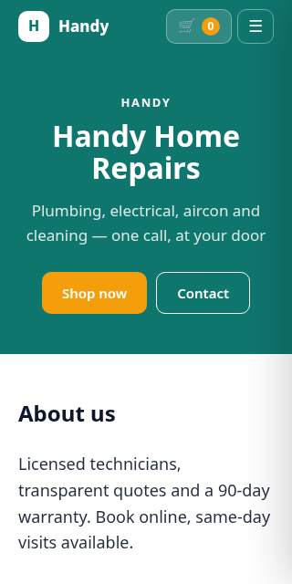 Template category: Home services