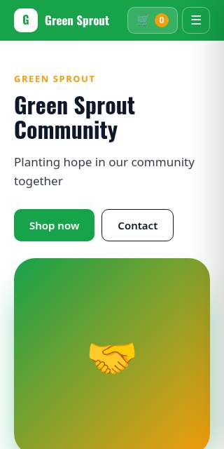 Template category: NGO & charity
