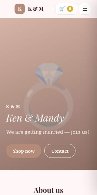 Template category: Event & wedding